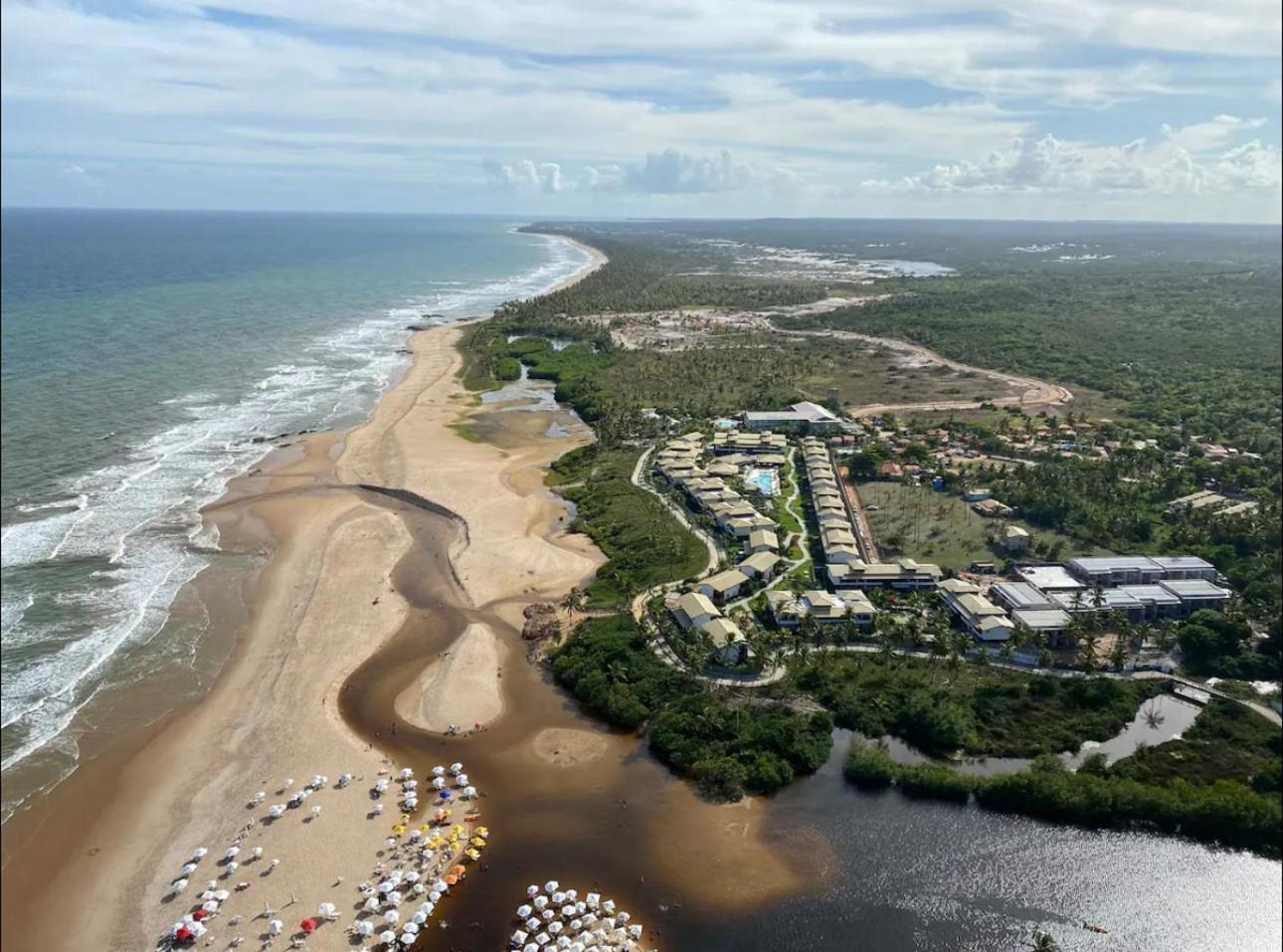 Апартаменты Maravilhoso Garden Imbassai Pe Na Areia Bahia Litoral Экстерьер фото